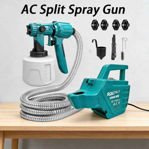 Split-Type HVLP Electric Paint Spray Gun,Paint Sprayer,3 Spray Pattern