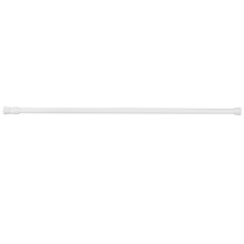 Spring Loaded Extendable Telescopic Net Voile Tension Curtain Rail Pole Rod Rods White 60*110cm