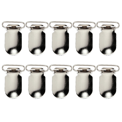 10 pezzi Ciuccio Bretelle 1,5 pollici Clips