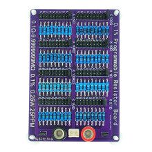 0,1Ω-9,9999999MΩ 0,1% 0,25W 25PPM Programmerbart Motståndskort Motståndstolerans 0,1% Högprecision 8-Segment