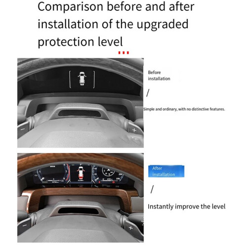 For  Alphard/Vellfire 40 Series 2024 Instrument Panel Frame Interior Trim Frame Specifically LHD Wood Grain Color 1