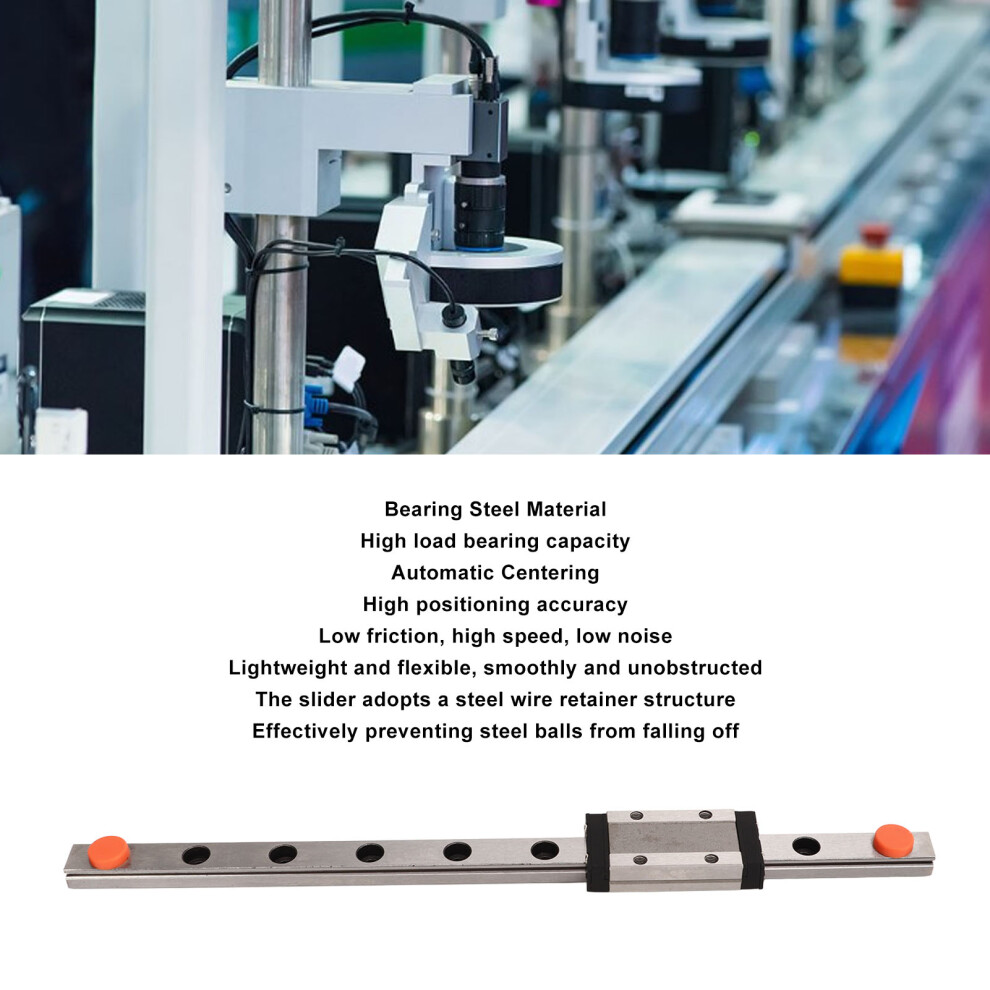 200mm Linear Guide Rail MGN9H with Slider