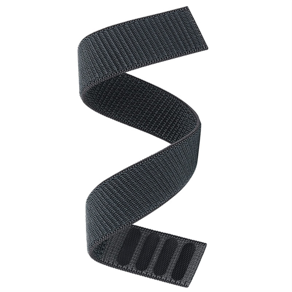 26Mm Breathable Knitted Replacement Watch Strap Woven Wristband Compatible With Garmin Fenix 7X 6X 5X Gray 9330225929284