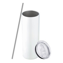 Stainless Steel Skinny Tumbler21x7x7cm20oz with Double-Wall Structure and Sublimation Coating for Indoor and Outdoor Use