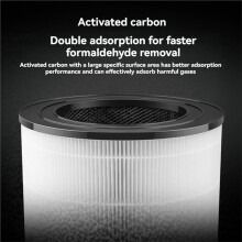 Air Purifier Filter for Midea R8/KJ850G-RX800 Pro Air Purifier Filter Activated Carbon Air Clean Dust