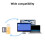 USB 2.0 Card Reader 4 in 1 Multi Card Reader Memory Adapter for Memory Stick T-Flash/M2/MS Card Reader Black 5