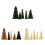 5 Christmas Themed Tree for Modern Homes Decors Quick-Gold 2