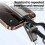 65W 4 in 1 Fast Charging Cable Keychain Data Cable with Digital Display Intelligent Wire Cable for // 5