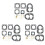3X Motorcycle Carburetor Rebuild Kit for  Penta Solex 44PA1 856471 856472 1