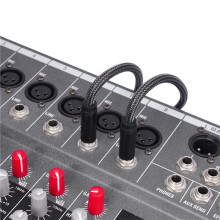 6.35mm Mono TRS Male to Male Instrument Cable Cord,Audio Patch Lead for Electric Guitar Amplifier Mixer Studio Recording