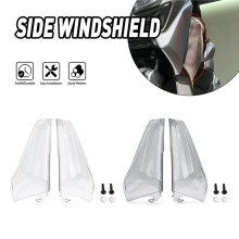 Motorcycle Leg Fairing Wind Deflector Side Windshield Air Deflectors for NMAX 125 155 2025 Transparent