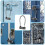 4-Digit Combination Padlock with Long Cable - Ideal for Lockers, Gym, Toolbox, Cabinet, and More 5