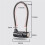 4-Digit Combination Padlock with Long Cable - Ideal for Lockers, Gym, Toolbox, Cabinet, and More 6