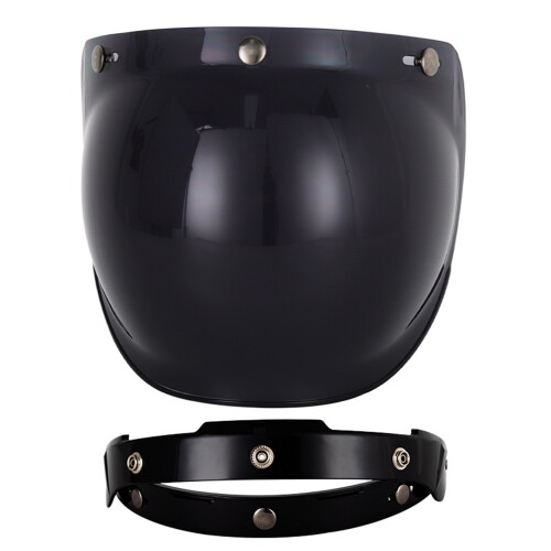 (Dark Tan) Motorcycle Helmet Visor - Windproof UV Shield 1