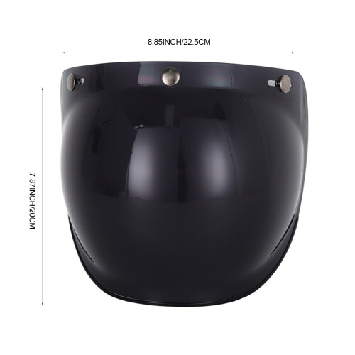 (Dark Tan) Motorcycle Helmet Visor - Windproof UV Shield 2