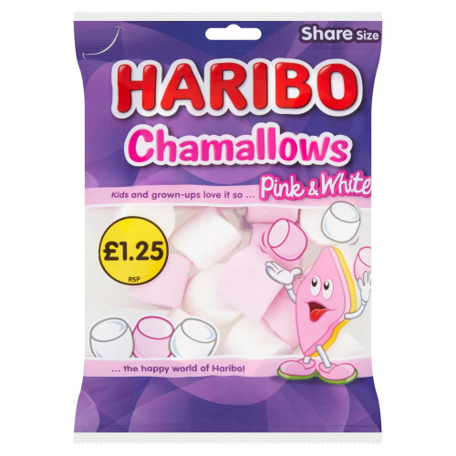 Haribo HARIBO Chamallows Pink & White 140g (Pack of 12)