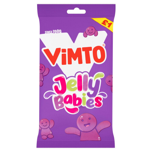 Vimto Jelly Babies 120g (Pack of 12)