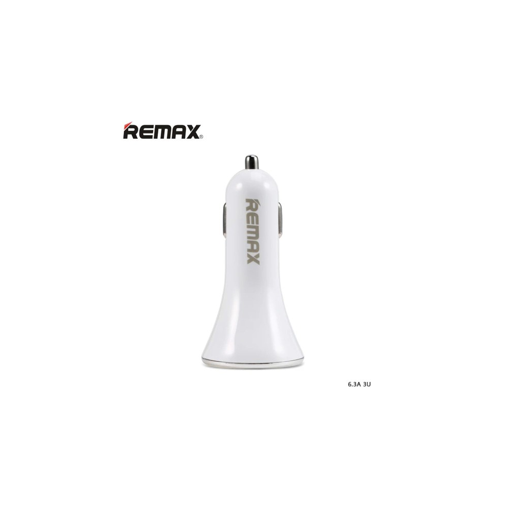 Remax Rcc302 Car Charger 3 Port 6.3A White 5061105060646