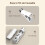Refillable Floss Pick Holder with Automatic Dispensing, Compact Travel Case for Bathroom Use 4