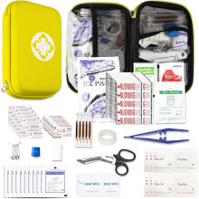 276PCS Hiking First Aid Kit for Home Personal Emergency Supplies Compact Bag for Backpack, First Aid