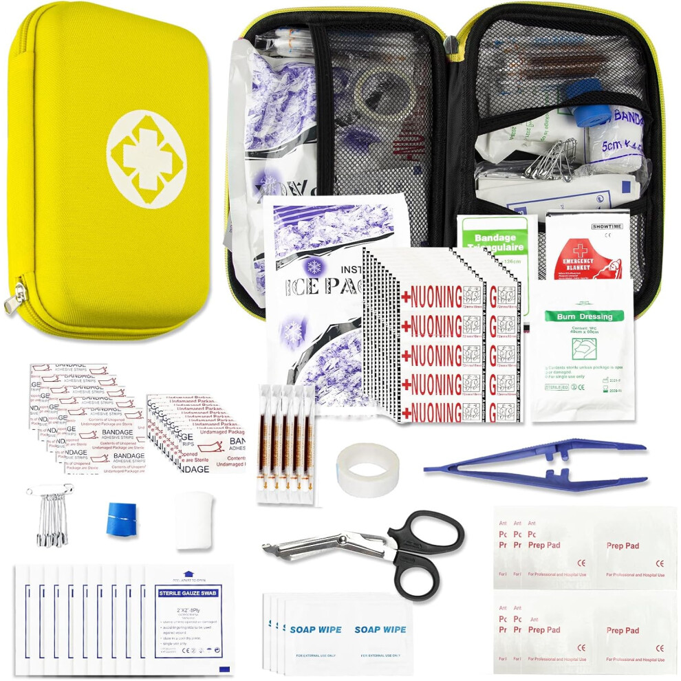 Photos - First Aid Kit 276PCS Hiking  for Home Personal Emergency Supplies Compact Bag for Backpack, First Aid
