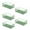 Food Organizer Storage Rack Desktop Storage Box Cosmetic Finishing Box Stackable Storage Rack Green 1