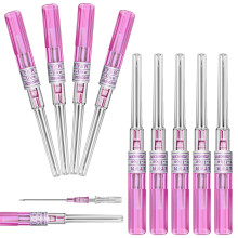 20G Catheter Piercing Needles 10pcs Sharp Hollow Tip for Ear Nose Belly 316L Stainless Steel