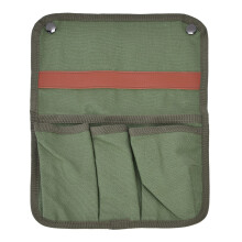 Camping Chair Armrest Storage Bag Canvas Military Green
