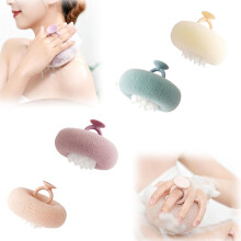 2in1 Sunflower Bath Sponge and Shower Loofah with Suction Cup, Soft Exfoliating Brush, 4pcs Ref: 5038