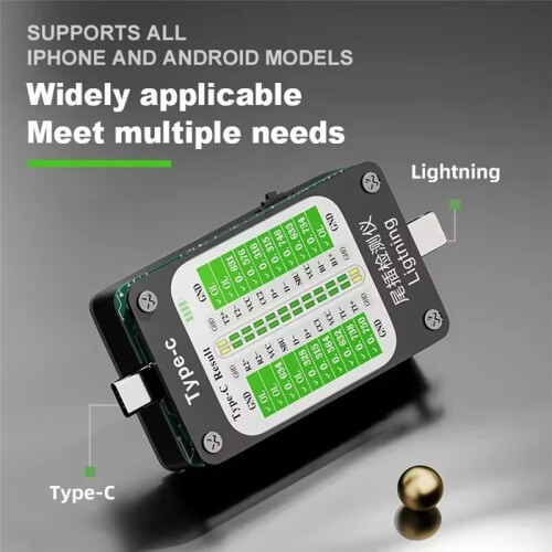 Intelligent Auto Detection Tail Plug Tester for Phone LCD Digital for  Interface/Type-C Interface 2