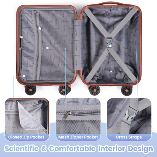 16 Inch Carry On Suitcase,Cabin Luggage 2