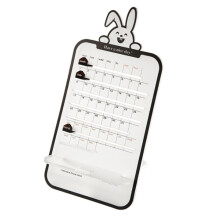 Acrylic Monthly Desktop Calendar with Cartoon Stickers