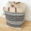 Jute Laundry Basket Large Capacity650g 6