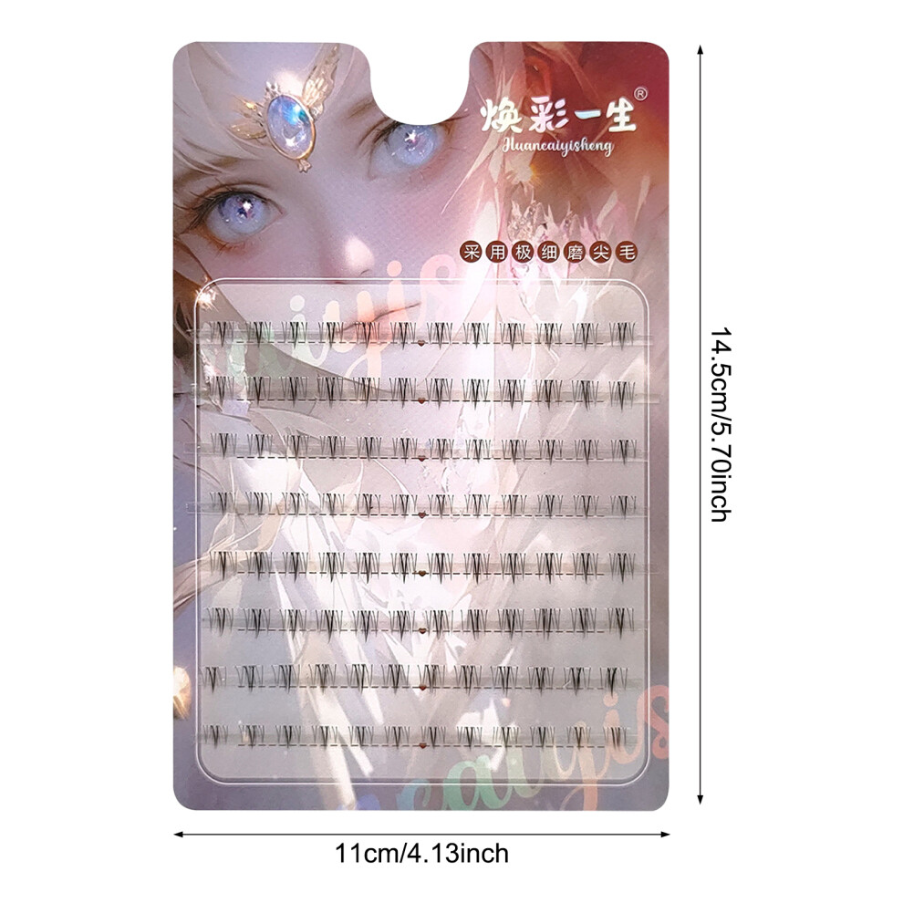 Dcph-Clothing 4-6Mm Reusable Strip Lashes For Cosplay