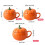 Halloween Ceramic Pumpkin Mug Elegant Heat Resistant-02 small 3