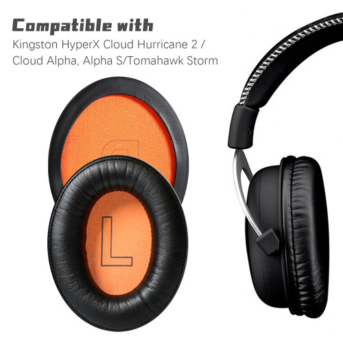 Ohrpolster für Kingston HyperX Cloud Hurricane 2/Cloud Alpha, Alpha S 2