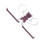 Plastic Storage Hook Rack34x14x8cm 2