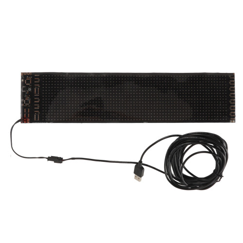 Εύκαμπτη πινακίδα RGB LED με κύλιση, IP67 αδιάβροχη, 37x8.5cm 2