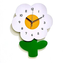 Flower-Shaped Acrylic Wall Clock350g