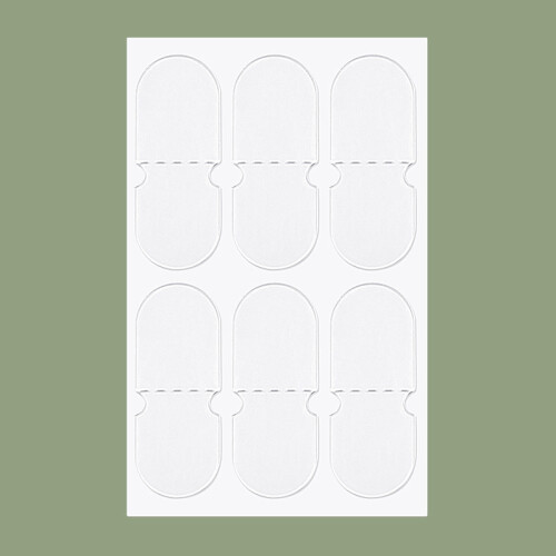 Unsichtbare Ohraufkleber, Ohrband – 10 Blatt Matte 1