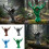 Artificial Spiders Habitat Hideouts Decorative Reptiles-Blue 3