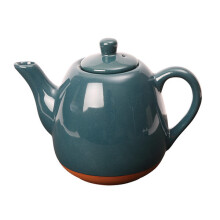 Dexam Sintra Glazed Terracotta 1200ml Teapot Ink Blue