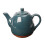 Dexam Sintra Glazed Terracotta 1200ml Teapot Ink Blue 1