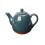 Dexam Sintra Glazed Terracotta 800ml Teapot Ink Blue 1