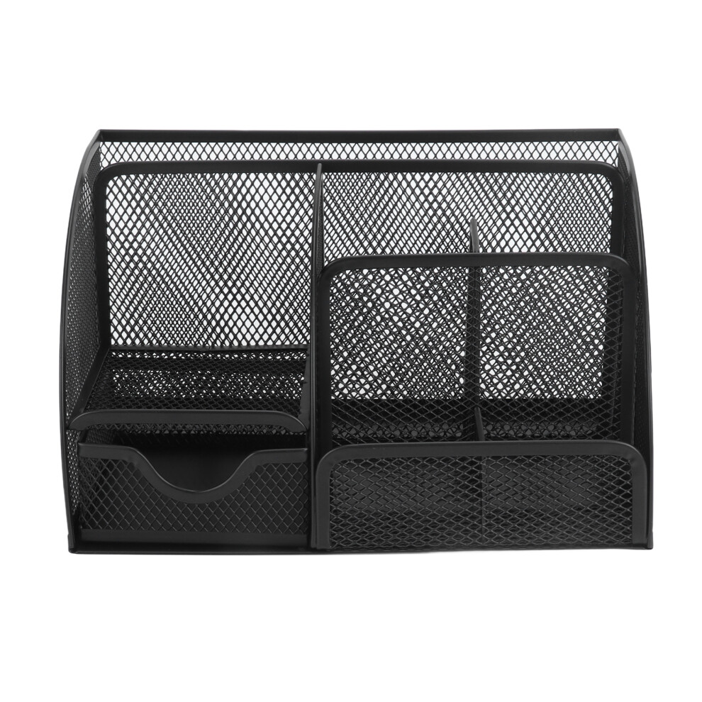 Iron7-Compartment Pen Holder For Desk 9014198799944