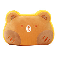 Cuscino a forma di animale con coperta con cerniera, cotone PP e