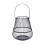 Metal Wire Cage Candle Holder Black S/L 1