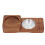 Whisky-underlag i træ med cigarholder 2-i-1 1
