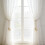 Drape Tieback Holders Curtain Tiebacks Flower Curtain-grey 5