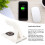 4-in-1 Wireless Charger Stand Foldable Fast Charging Dock with Night Light 3